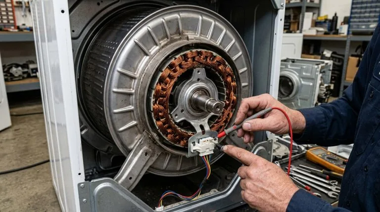 LG washer Hall sensor rotor position test
